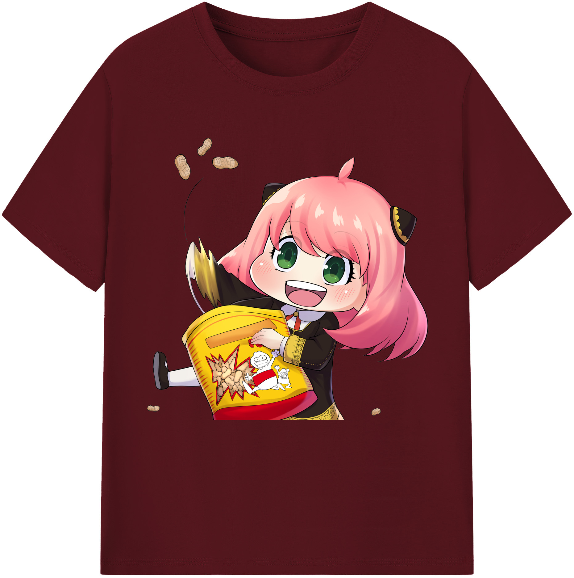 （画像用） SPY×FAMILY间谍家家酒 綿100％半袖Tシャツ（フロントプリント）